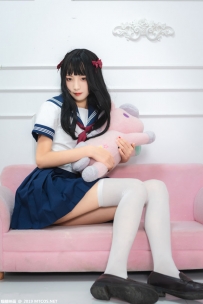 喵糖 VOL.012 蓝白水手服[44P/378M]