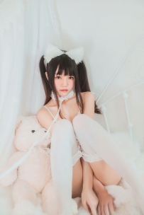 桜桃喵 NO.027 白猫 [32P-234MB]