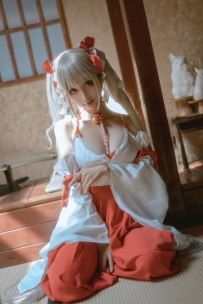 蠢沫 NO.128 可畏-巫女 [55P-787MB]