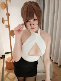 Nyako喵子 NO.024 zi拍六连5开胸黑sizi拍 [18P-28MB]
