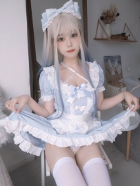 蜜汁猫裘 - NO.086 蓝baby [27P2V-405MB]