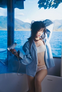 桜桃喵 – NO.163 蓝衬衫[44P-1.1G]