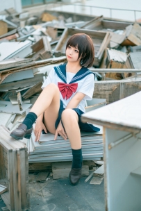 蠢沫 NO.027 天台jk [40P-443MB]