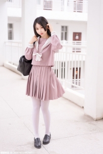 喵糖 VOL.074 粉色JK小姐姐[49P/323M]