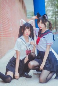 桜桃喵 NO.022 &疯猫ss JK百合2 [33P-393MB]